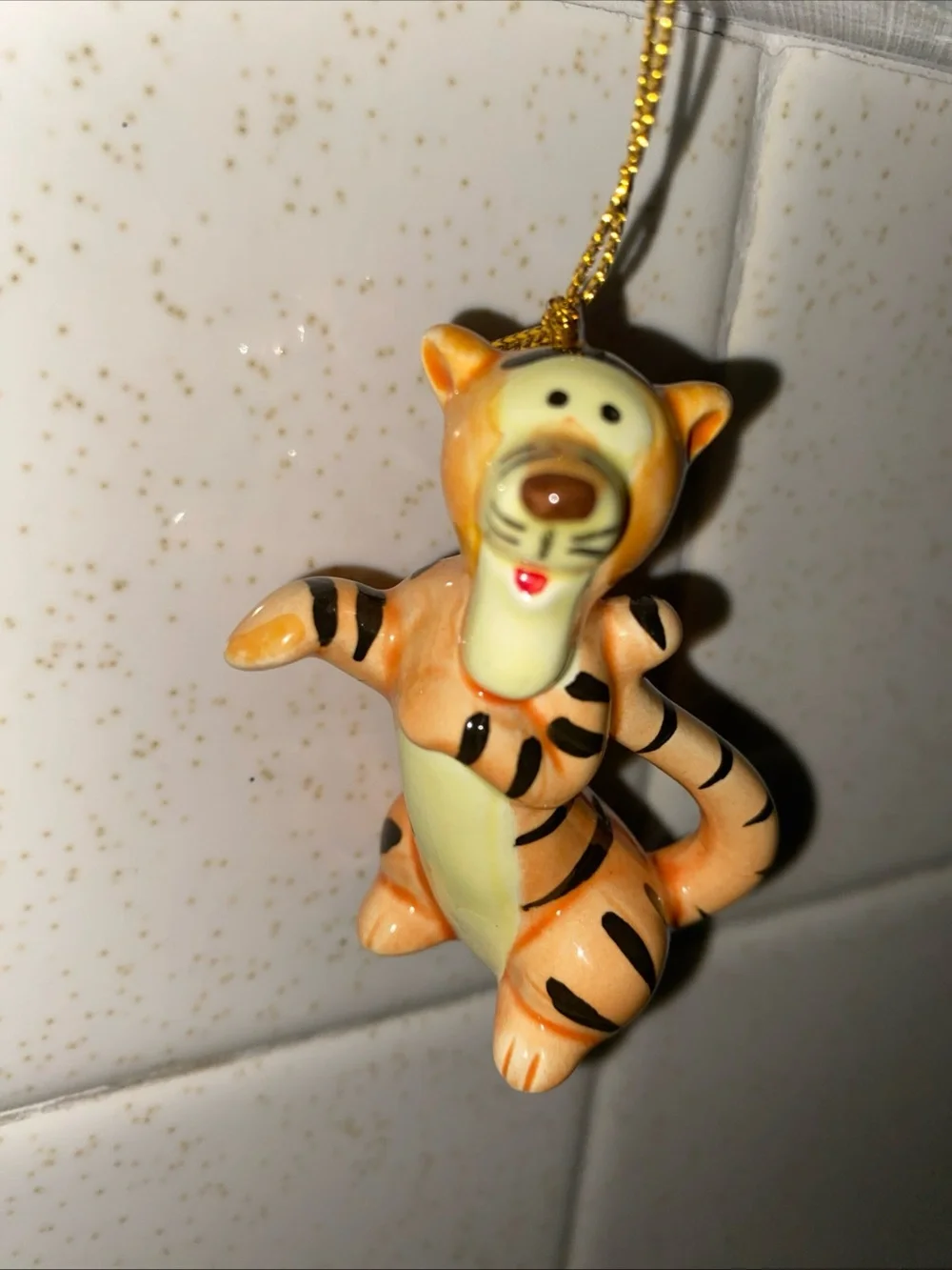 Vintage‎ Disney Japan Tigger Ceramic Figure Ornament Winnie The Pooh Collectible